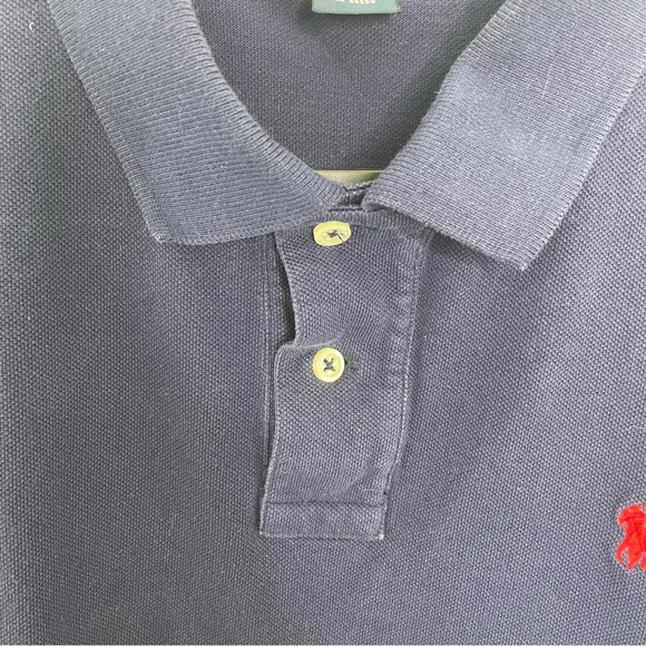 Polo Ralph Lauren Short Sleeve Polo Shirt Navy Blue Youth Boys XL/18-20 - Picture 4 of 7